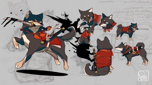 Fubuki - Concept Work Of My Irl Dog That Will Be In My Game: Harukaze
