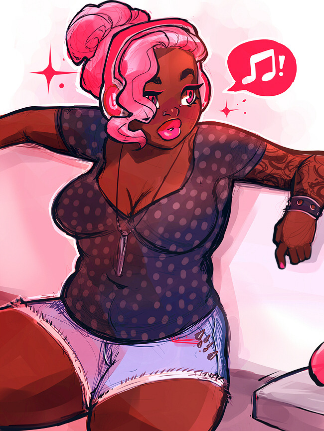 devotedtodiversityinart:  Asiey is a 22 year old freelance illustrator that has exceptional