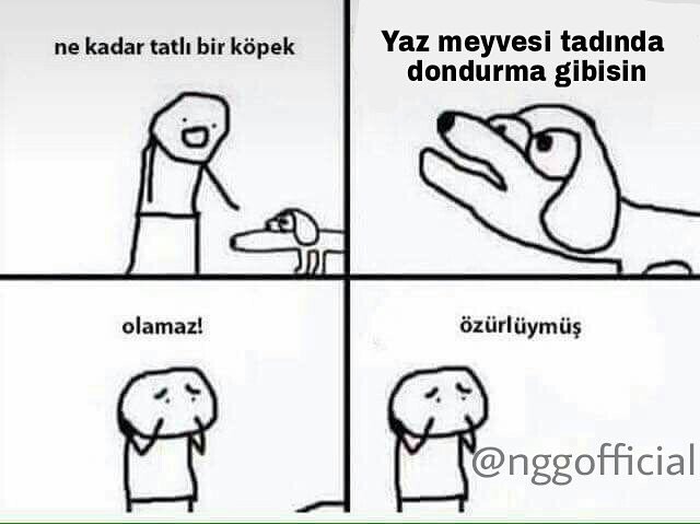 - Ne kadar tatlı bir...