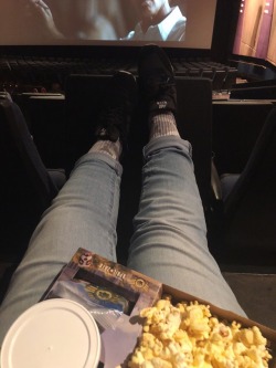 I went to the movies alone today & it