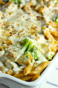 do-not-touch-my-food:  Chicken Alfredo Baked