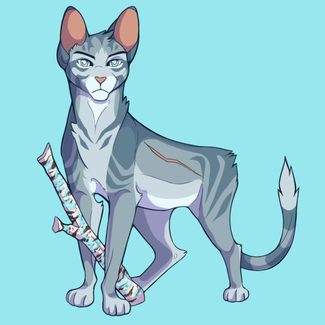 Jayfeather + stick! : r/WarriorCats