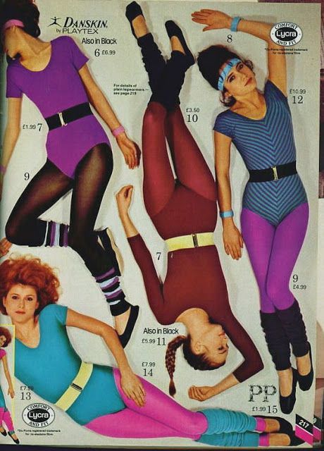 passion4fashion:  80s Workout/sports Fashion