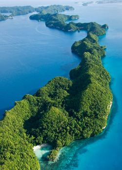visitheworld: Scenic flight over Rock Islands,