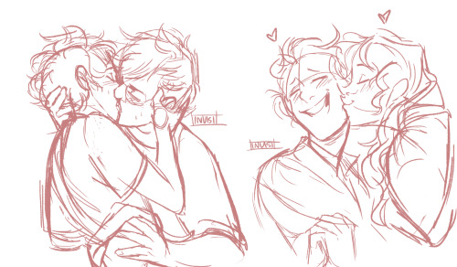 invisibleinnocence:some courf love from ferre and enjolras &lt;333