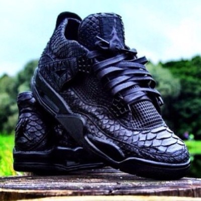 Air Jordan IV “Black Python. Snakeskin” Costoms By McMaggi. #AirJordan #Jordan #Nike #Sneakers #LifeStyle #Style #Python
(at www.overachieversclothing.com/blog)