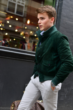 thousandyardstyle:  London, Men’s Street