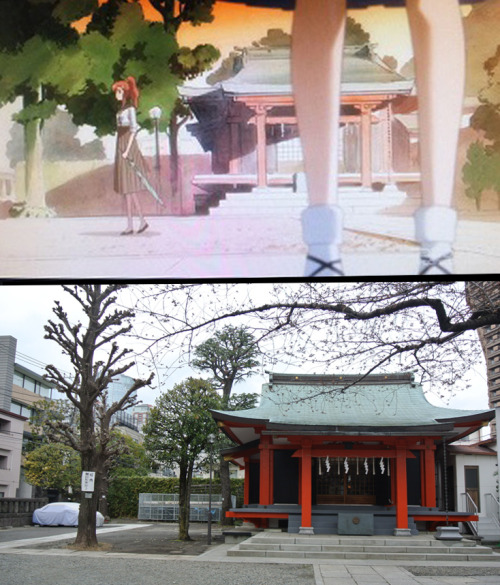 Guess what?! I just discovered Sailor Moon is set in Azabu Juban where I happen to be LIVING RIGHT N