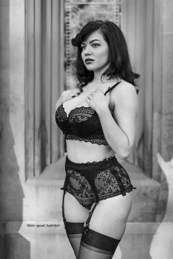 thelingerieaddict:  jfcglencoco:  film-god:  ShaePhotographed by Q. Oliver  thelingerieaddict do you know what she is wearing?  Agent Provocateur “Stone” set