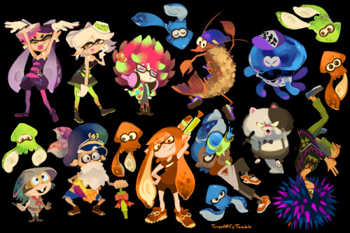 temmiechang:tuyoart:drew some splatoon fanartlooove the look o this gameRecently opened up an nprnt 