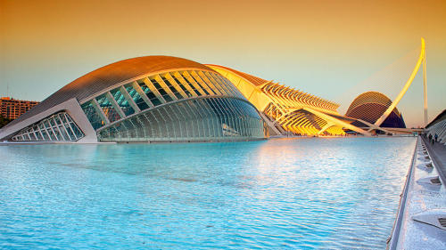 VALENCIA, SPAIN Extensive and space age, the City of Arts and Sciences might be a futuristic city on