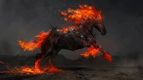 madcat-world:  Ruin, the fiery horse of war porn pictures