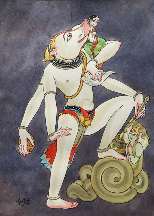 Varadeva and Bhumi by Keshav