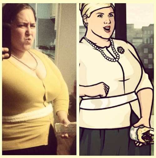 vaders501st13:  A little Pam Poovey Cosplay for yah. Seriously if you don’t watch Archer then you must go and start watching now! http://www.uproxx.com/tv/2013/09/archer-amber-nash-pam-poovey-cosplay/#page/1 