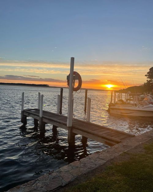 What a beautiful morning for it, Sunrise on the water.  #sunriseonthewater #filminglocation #jetty (