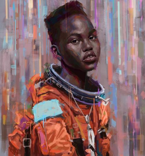 thecollectibles:Take Me To Space - series byManzi Jackson