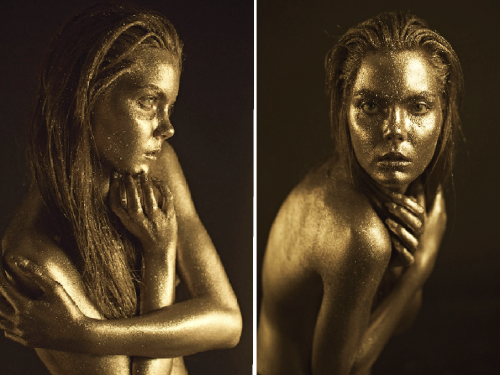 Porn f-l-e-u-r-d-e-l-y-s:  ‘GOLD’ photos