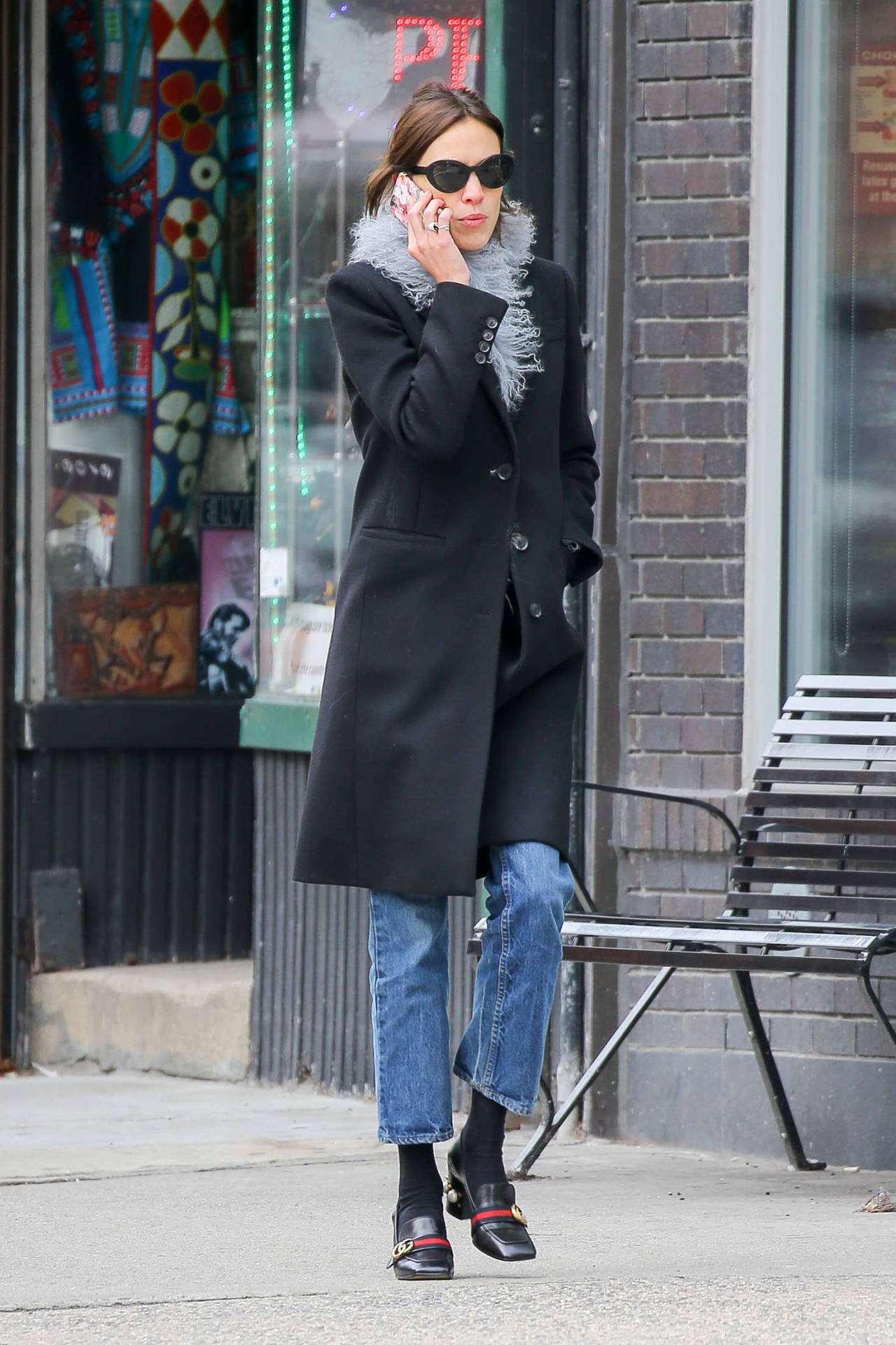 Alexa Chung out and about in New York City | March... - Alexa Chung ...