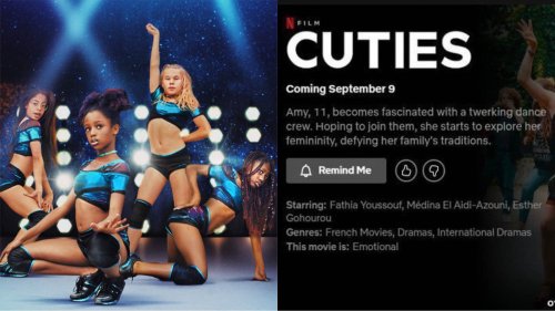 thundergrace:The original marketing:Netflix:Anyway, at the very least I think this movie will continue the conversation about admonishing young girls for dressing or acting “too grown” because of the “message” it sends grown men