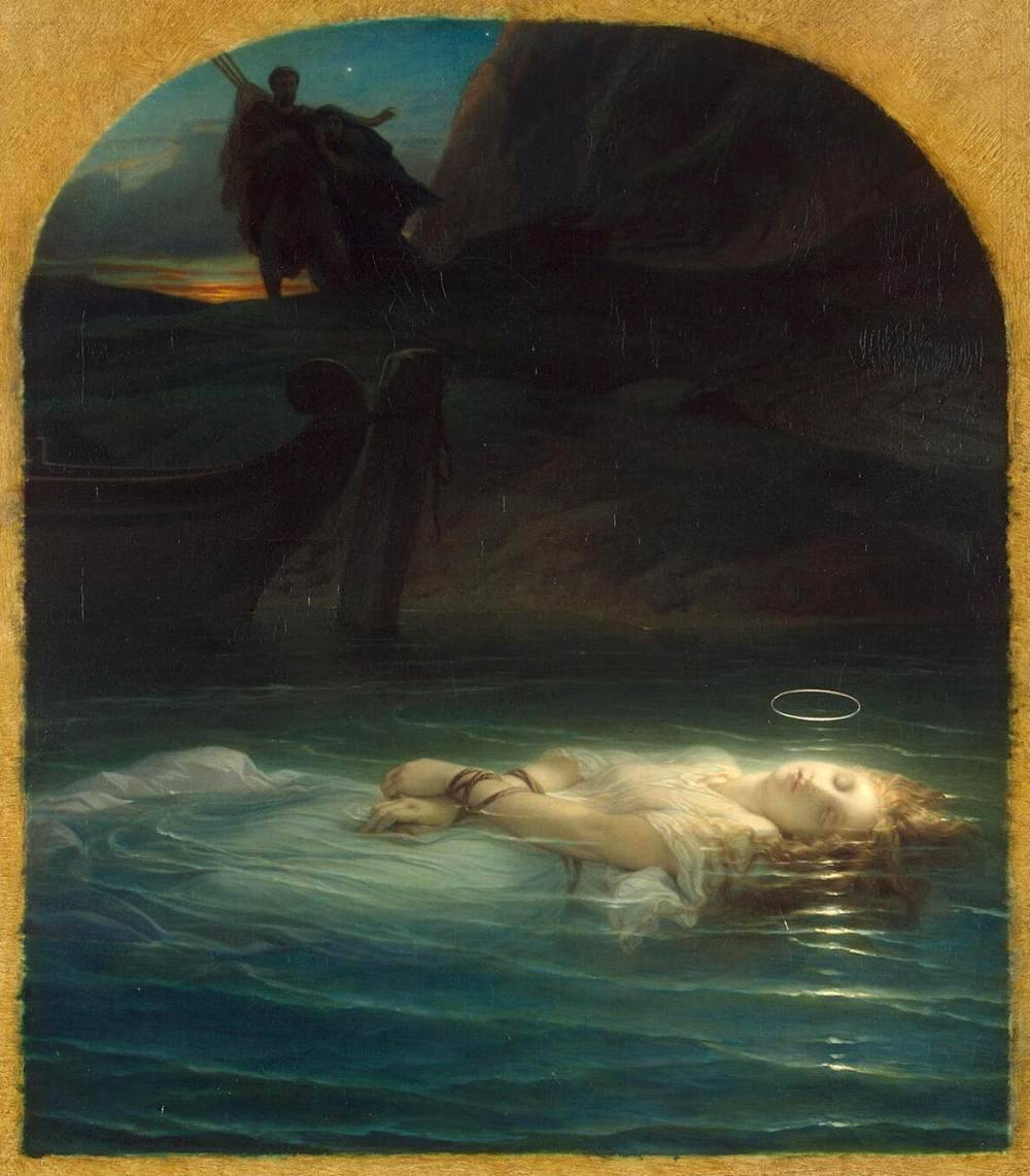 centuriespast:    DELAROCHE, PaulYoung Christian Martyr1853Oil on canvas, 74 x 60