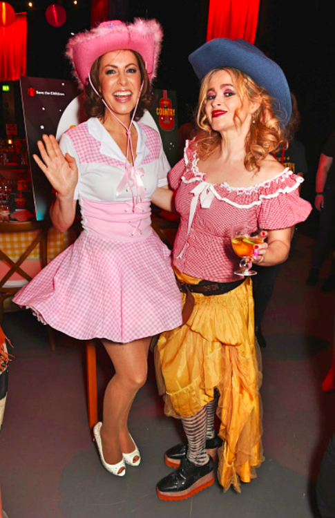 Helena Bonham Carter & Natasha Kaplinsky at the ‘Save the Children’ event at The Roundhouse in L