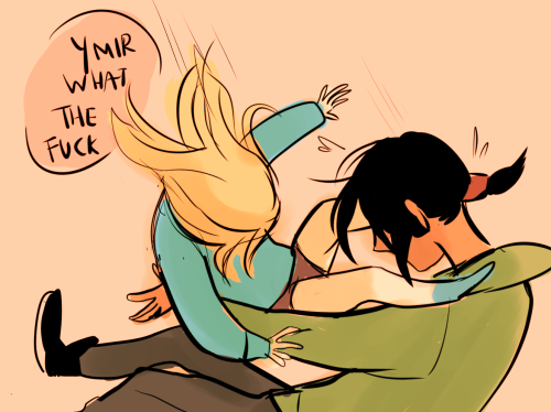 bevsi: me and dan talk about how ymir is a loser A LOT