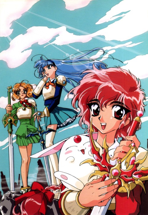 animarchive: Magic Knight Rayearth by Atsuko Ishida / Flowery Orange Pekoe artbook, 1998  