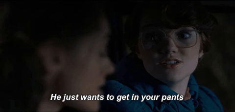GIF of Barb getting taken to the Upside Down by the Demogorgon : r