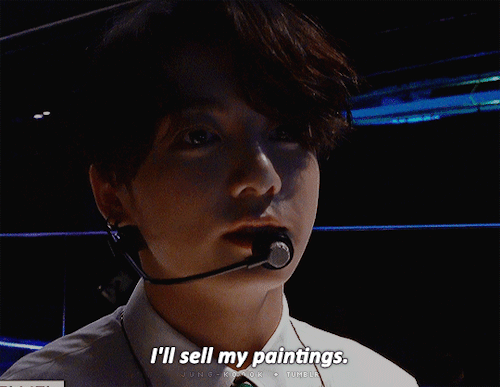 Jungkook Saying Hed Sell His Paintings And Donate 50% Of The Profits