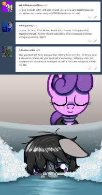 ask-canterlot-musicians:Bubble baths make