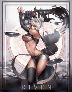 league-of-legends-sexy-girls:  Original Skin(Riven)