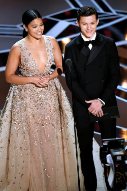 soldat: GINA RODRIGUEZ, TOM HOLLAND90th Academy Awards | March 4, 2018 ©Kevin Winter