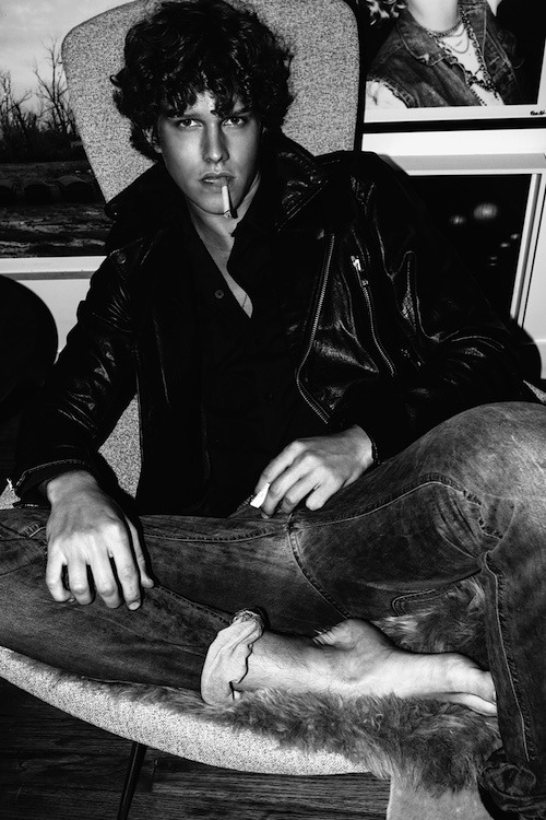 revorish:   Narcissus Musing  Leo Bruno by Joseph Lally and styled by  Matthew Ellenberger x Out Magazine 6/2015 