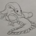 papermonkeyism:And then something completely different! A dinosaur doll.They&rsquo;re