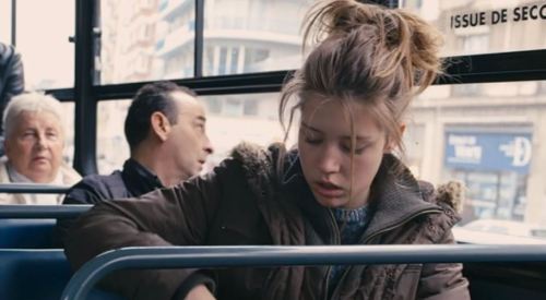 Blue is the Warmest Color Adèle Exarchopoulos messy bun appreciation post part 1