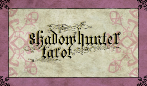 alelea - Shadowhunter tarot, art by Cassandra Jean.