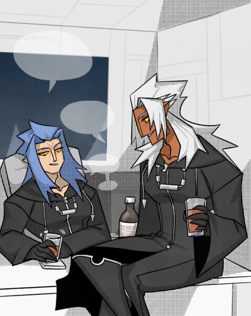 venacoeurva: Some XemSai having drinks after-hours for Torr on Ko-Fi! Thank you for the support! Als