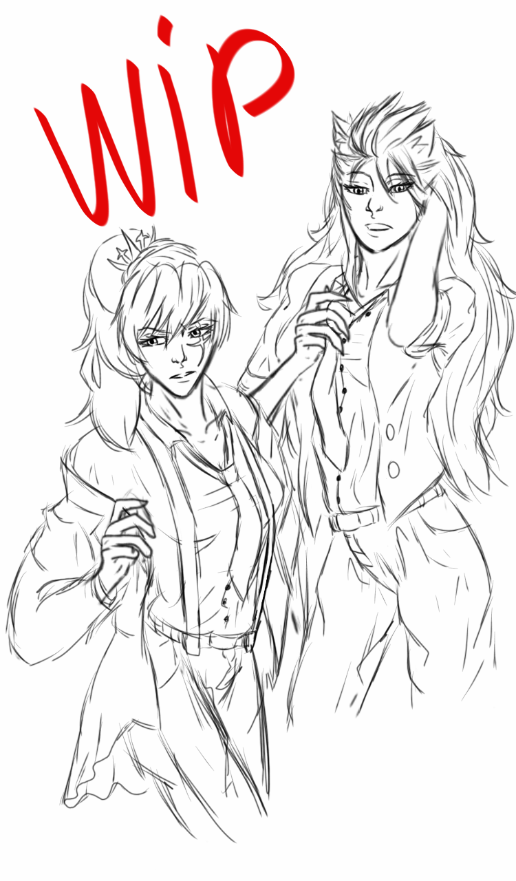 WIP of awesome ladies coming home from a long day of running a multimillion dollar