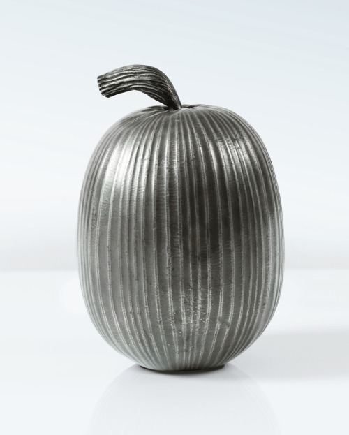 Jean Dunand (1877 - 1942)Coloquinte (bitter-apple), circa 1920, pewterGalerie Jacques Lacoste, Paris