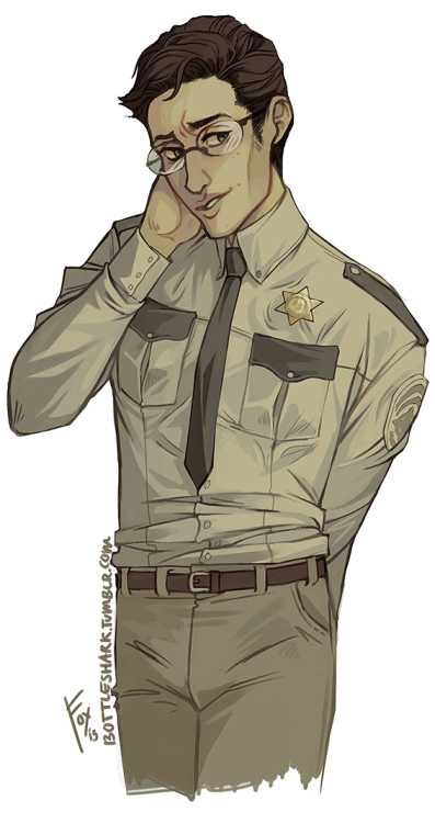 bottleshark: Thomas from Deadly Premonition has body language animation that slays me.(I haven&rsquo