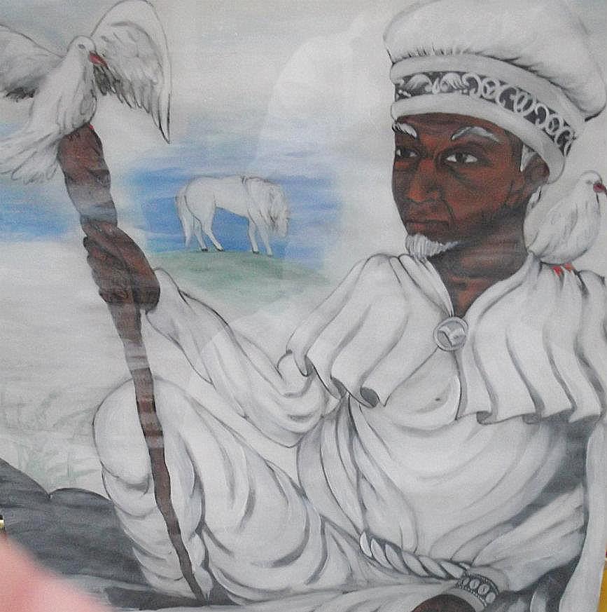 divinemoon:  Beautiful Yoruban art of the Orishas! Starting at the top: Yemaya, Obatala,