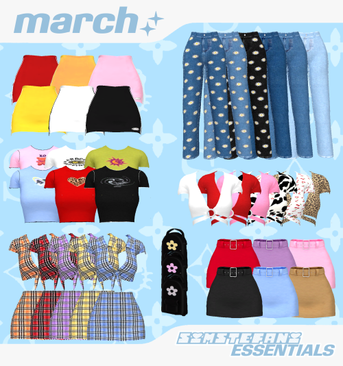 ༺✧♡ MARCH ESSENTIALS: CATALOG #3 ♡✧༻hey bbs!! i finally present march’s essentials catalog!! featuri
