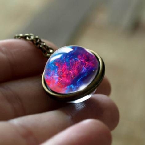 helpingg:Nebula Space Necklace!Get these Celestial Galaxy Necklaces designed by some of our most tal