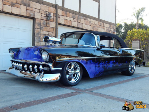 taylormademadman: 1956 Chevrolet Convertible Custom Show Car 502 671 Blower Dual Quad Check Out My A