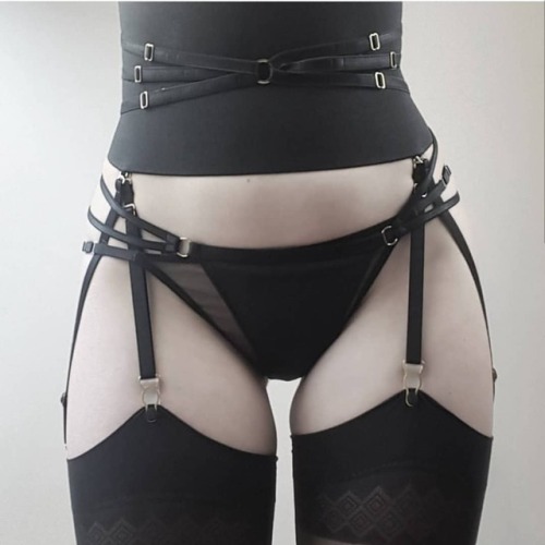 amberandindigolingerie - I like wearing the suspender straps like...