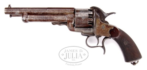 A LeMat revolver captured from the Confederate ironclad Alabama, Serial No. 7The Atlanta was an iron