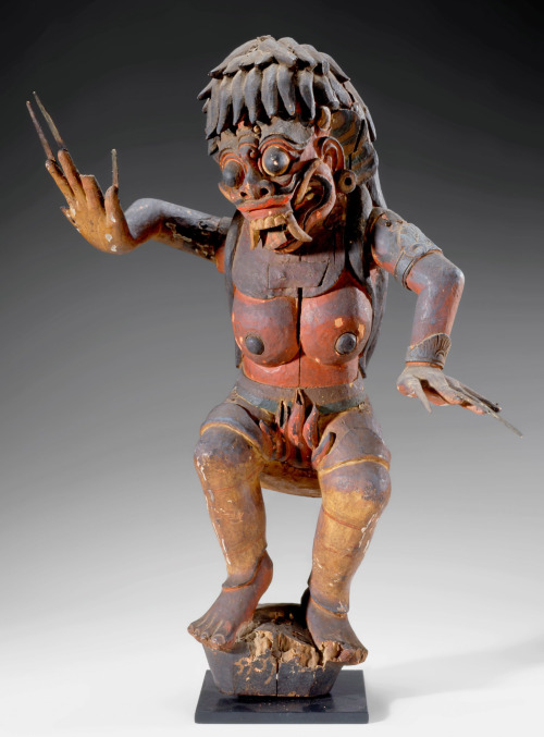 nuclearbummer:Sculpture of Rarung, apprentice of the witch Rangda. (Indonesia 1800s)