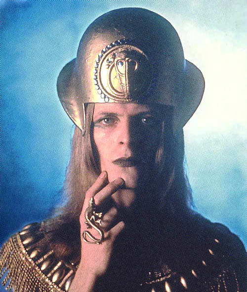 soundsof71:  David Bowie, an abandoned idea for the cover of Hunky Dory, 1971, by