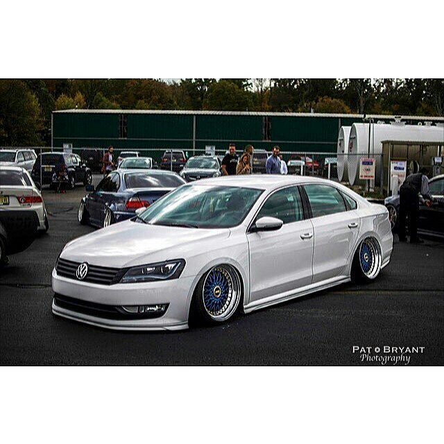 VW Passat B7 SE Bagged on Rotiform Rims Modified by Aldin 