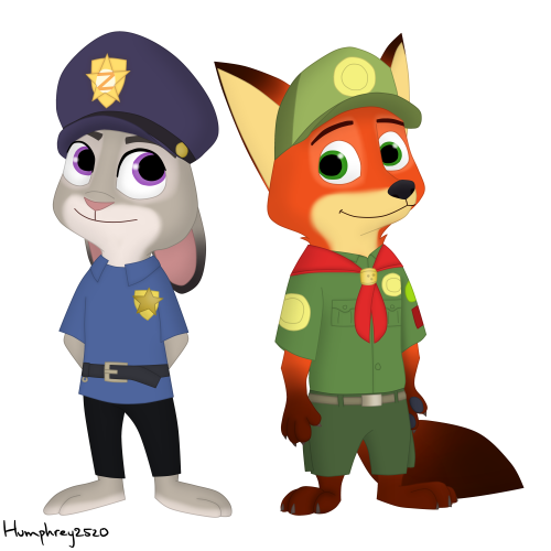 Young Zootopians by Humphrey2520 on DeviantArt. I know they actually are not same actual age because